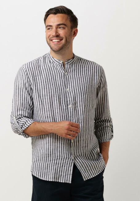 SELECTED HOMME Chemise décontracté SLHREGKYLIAN-LINEN SHIRT LS BAND en gris - large