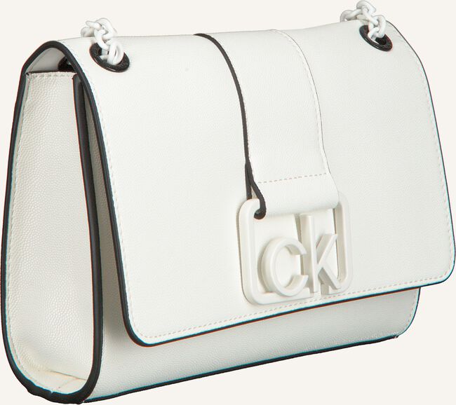 Witte CALVIN KLEIN Schoudertas CK CAST CONV MD Witte CALVIN KLEIN Schoudertas CK CAST CONV MD - large