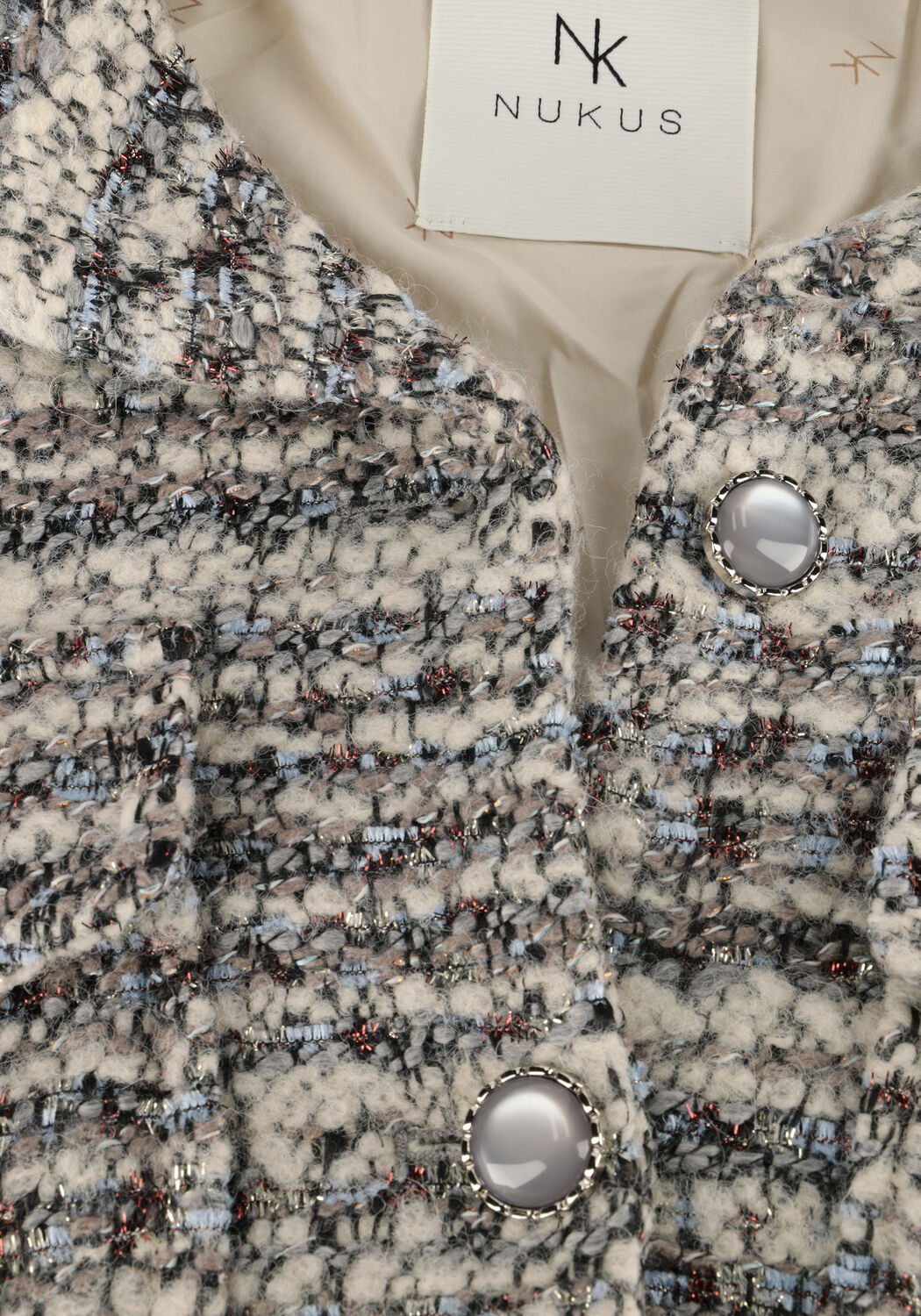 NUKUS Jack HARMONY JACKET en gris - large