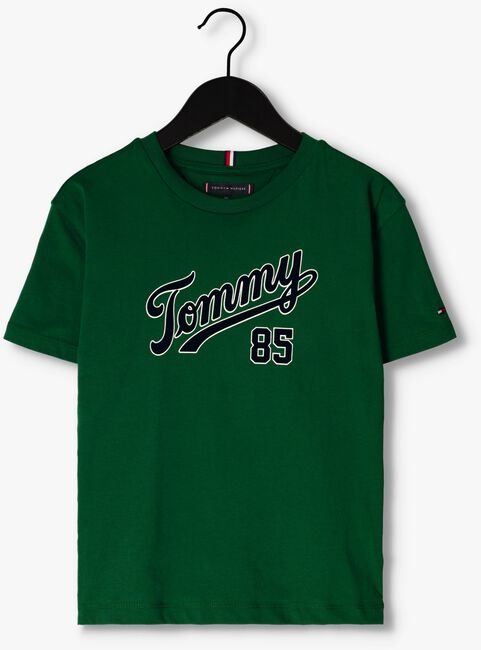 TOMMY HILFIGER T-shirt TH COLLEGE 85 TEE S/S Vert foncé - large