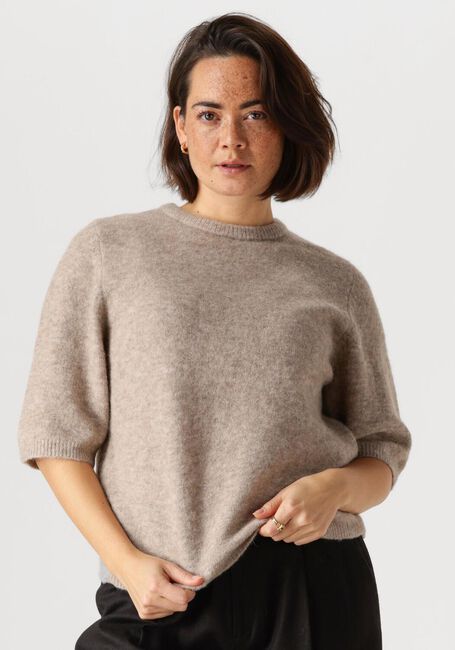 GESTUZ Pull ALPHAGZ SS TEE en marron - large