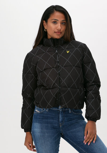LYLE & SCOTT Veste matelassé ARGYLE PUFFER JACKET en noir - large
