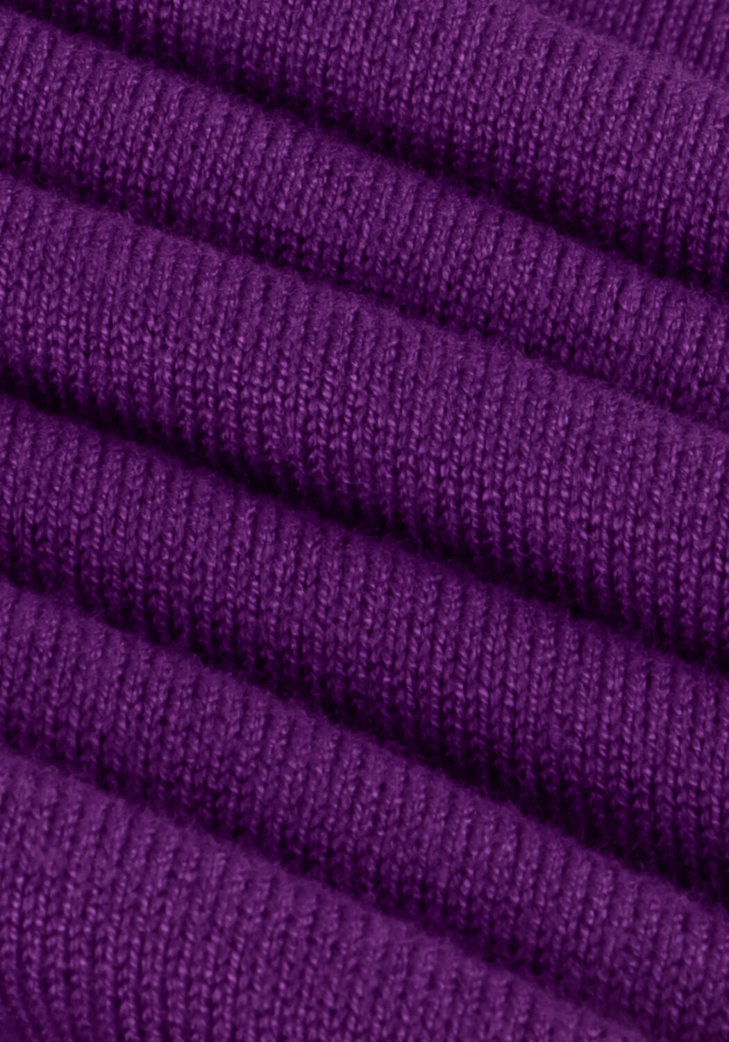 NOTRE-V Col roul&eacute; BASIC KNIT BLOUSE en violet - large