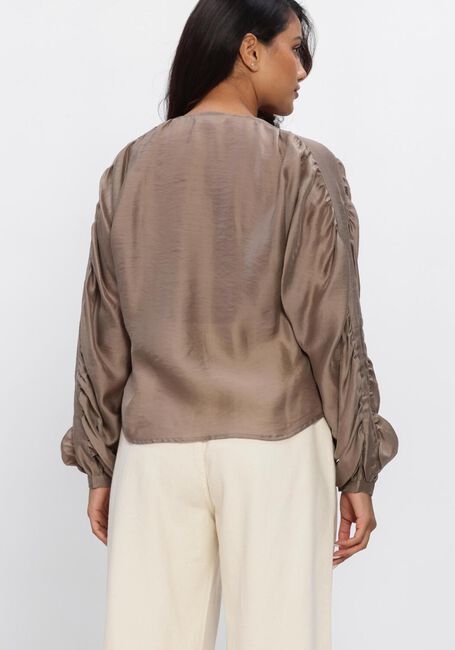 MSCH COPENHAGEN MSCHRAMONA RIKKELIA VOLUME SHIRT Blouses en taupe - large