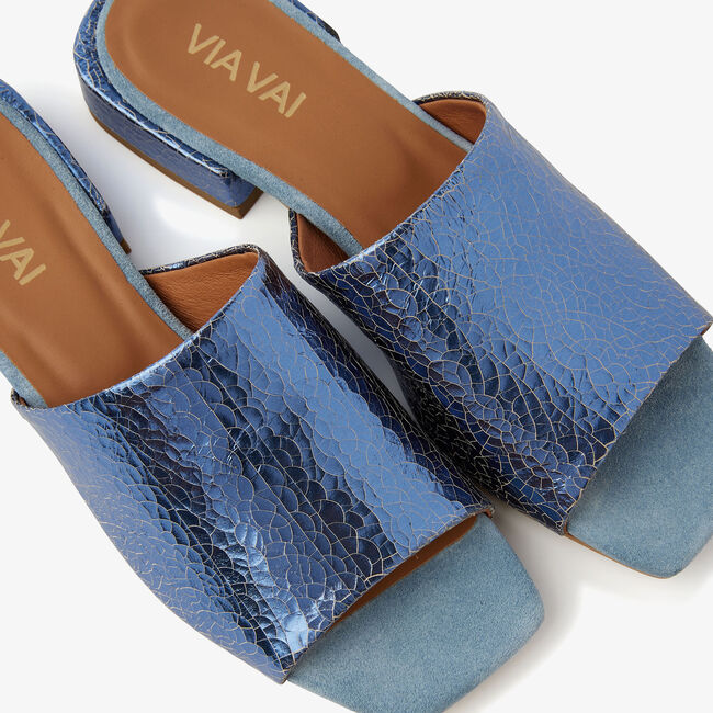 Blauwe VIA VAI Slippers GIGI LUNA - large