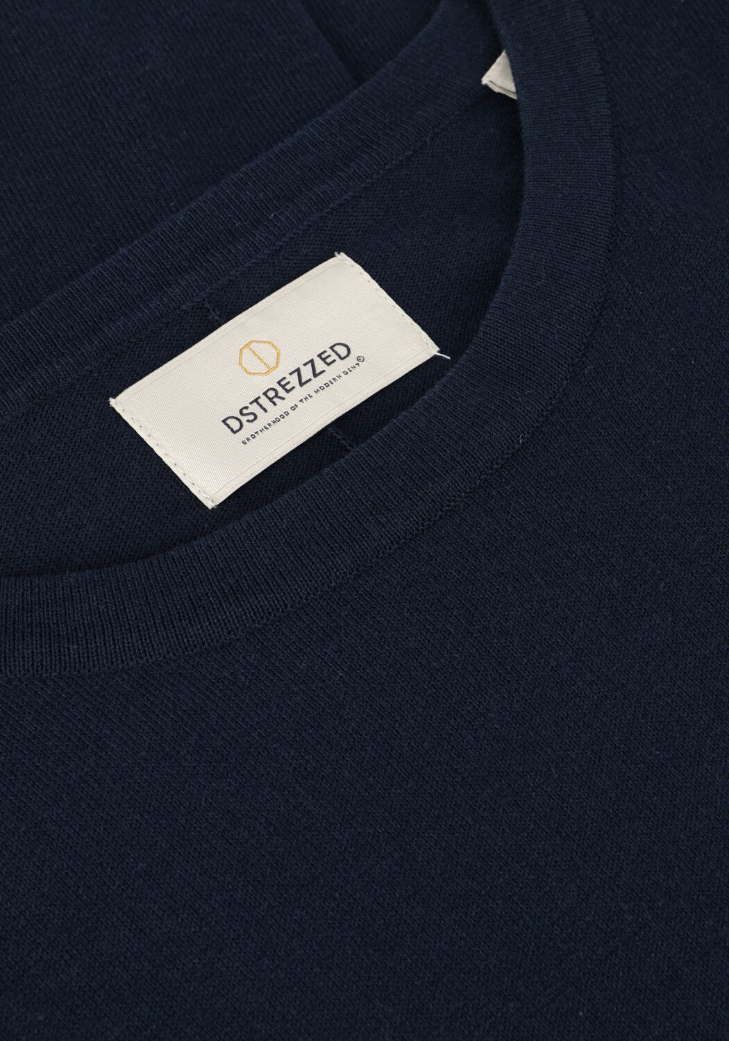 Donkerblauwe DSTREZZED T-shirt ZEKE TEE - large