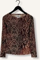 ROUGE EDIT Haut ROUSARI LS O NECK TOP en marron ROUGE EDIT Haut ROUSARI LS O NECK TOP en marron - medium