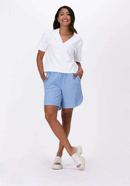 ESMÉ STUDIOS Haut MAE 2/4 LOOSE POLO BLOUSE KNIT en blanc - large