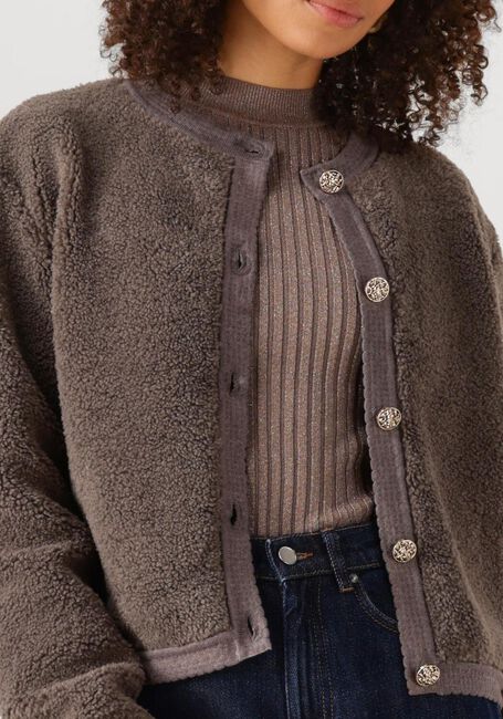 NOTRE-V Gilet NV-GRIET en taupe - large