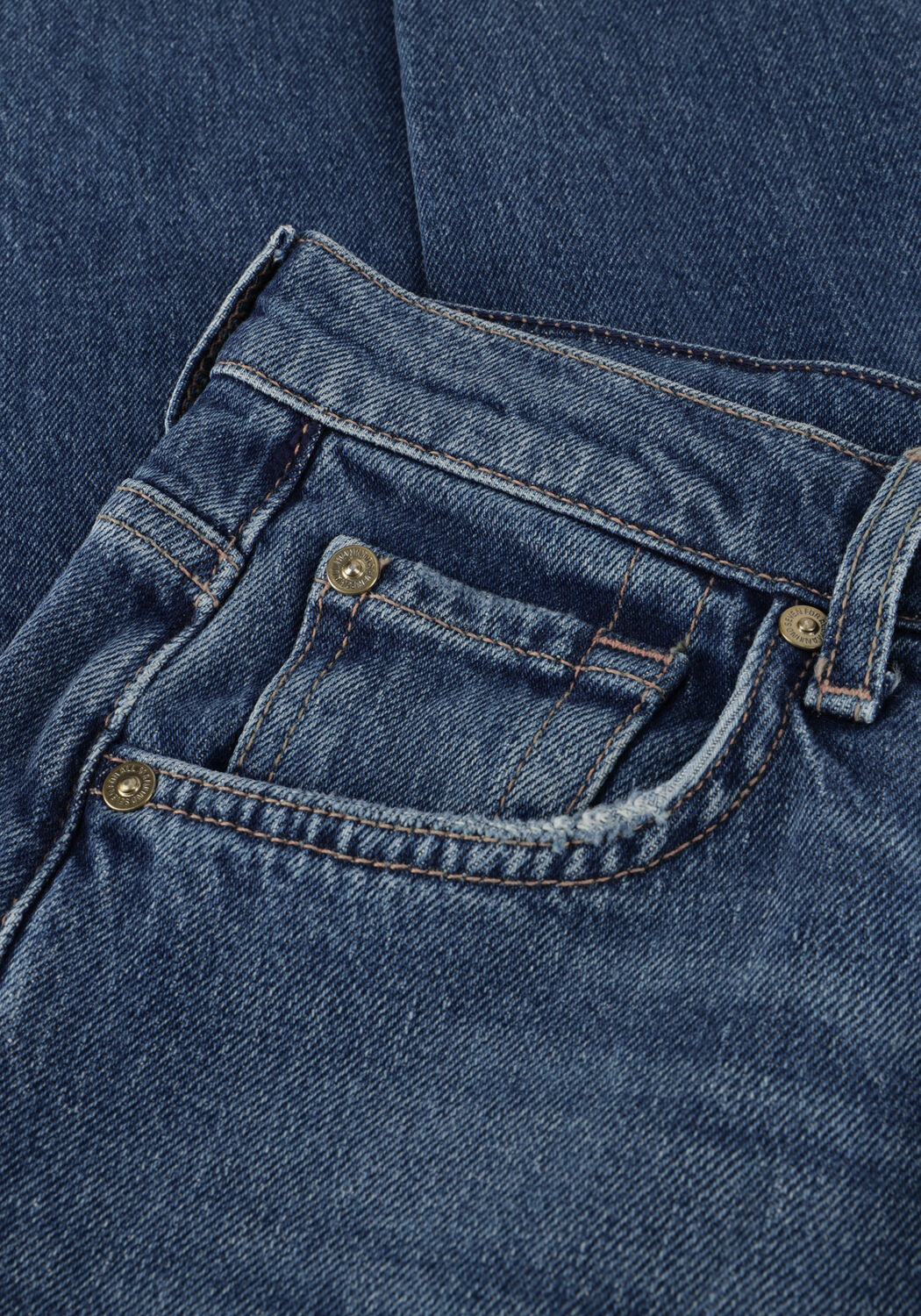 7 FOR ALL MANKIND Straight leg jeans TESS TROUSER EXPLORER en bleu - large