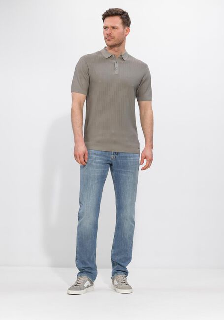 GENTILUOMO Polo POLO 3 BUTTONS SS en taupe - large