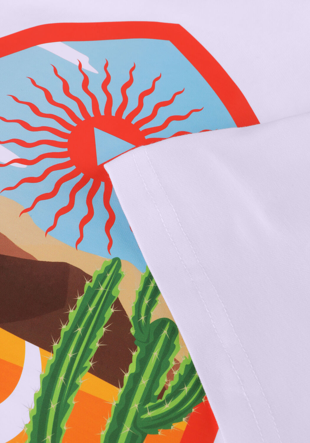 PURE PATH T-shirt TSHIRT WITH CHEST AND BACK PRINT en blanc - large