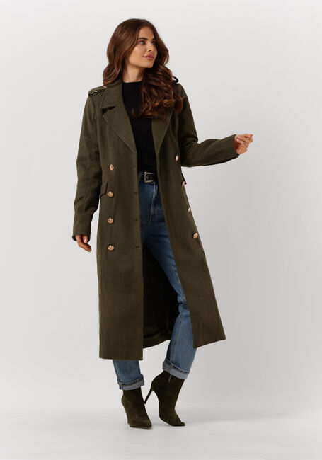 Olijf Y.A.S. Mantel YASMILA WOOL MIX COAT - large