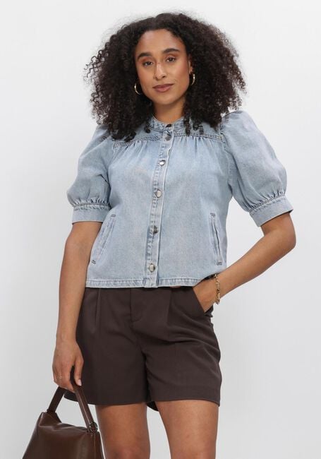 Lichtblauwe CO'COUTURE  ASJACC DENIM BLOUSE - large