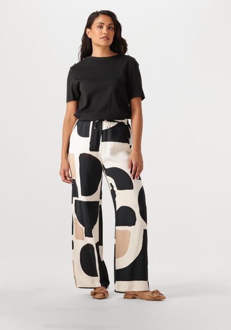 Zwarte TOMMY HILFIGER T-shirt REG STRIPE GOLD BTN C-NK SS - large