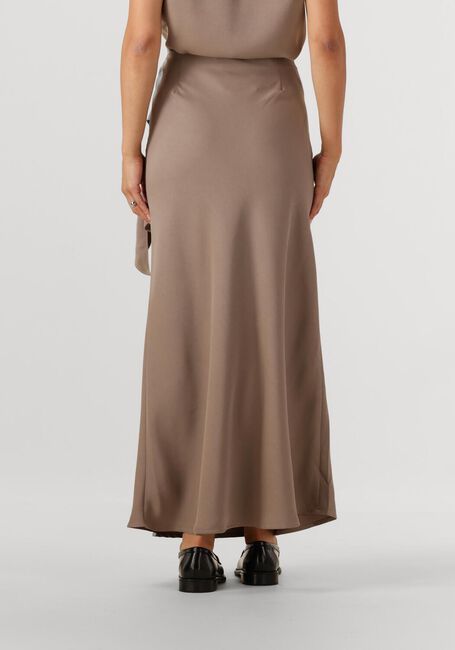 NEO NOIR Jupe midi KIT DULL SATEEN SKIRT en taupe - large