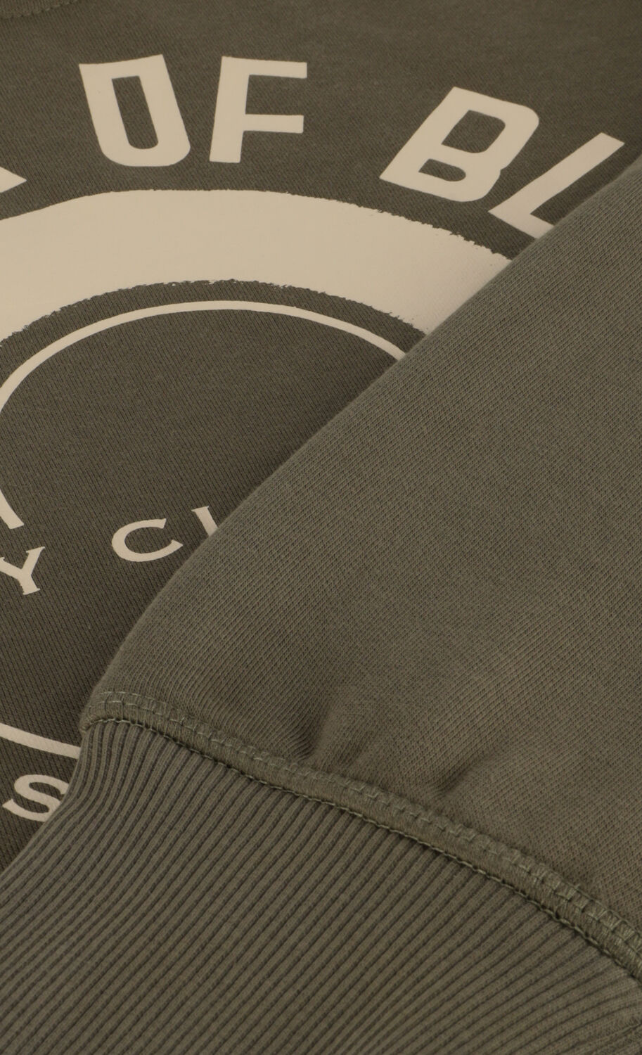 BUTCHER OF BLUE Pull ARMY CIRCLE CREW Olive - large