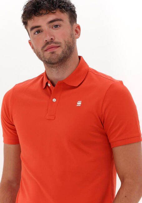 Oranje G-STAR RAW Polo DUNDA SLIM POLO S/S - large
