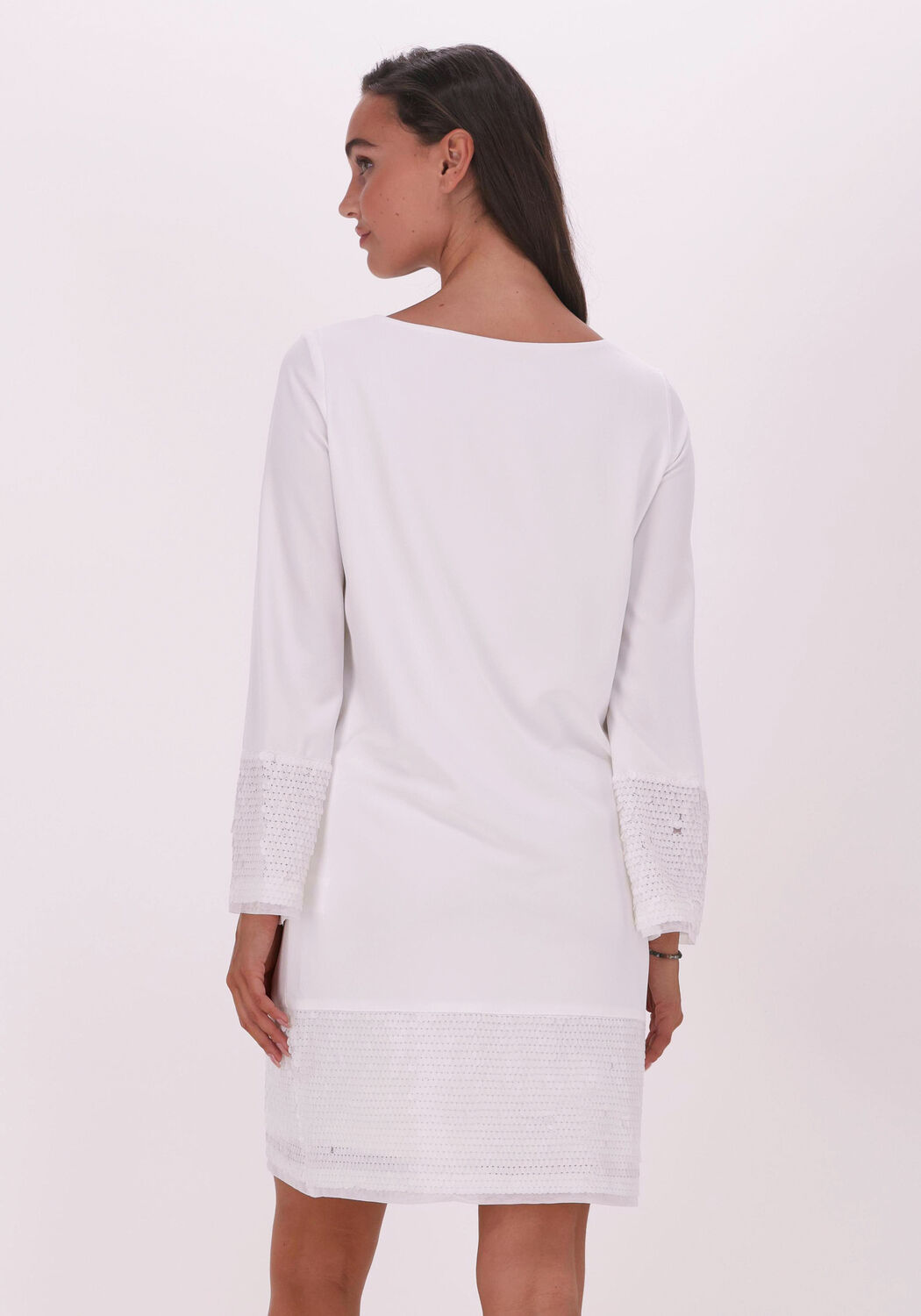 witte ana alcazar mini jurk mixdress