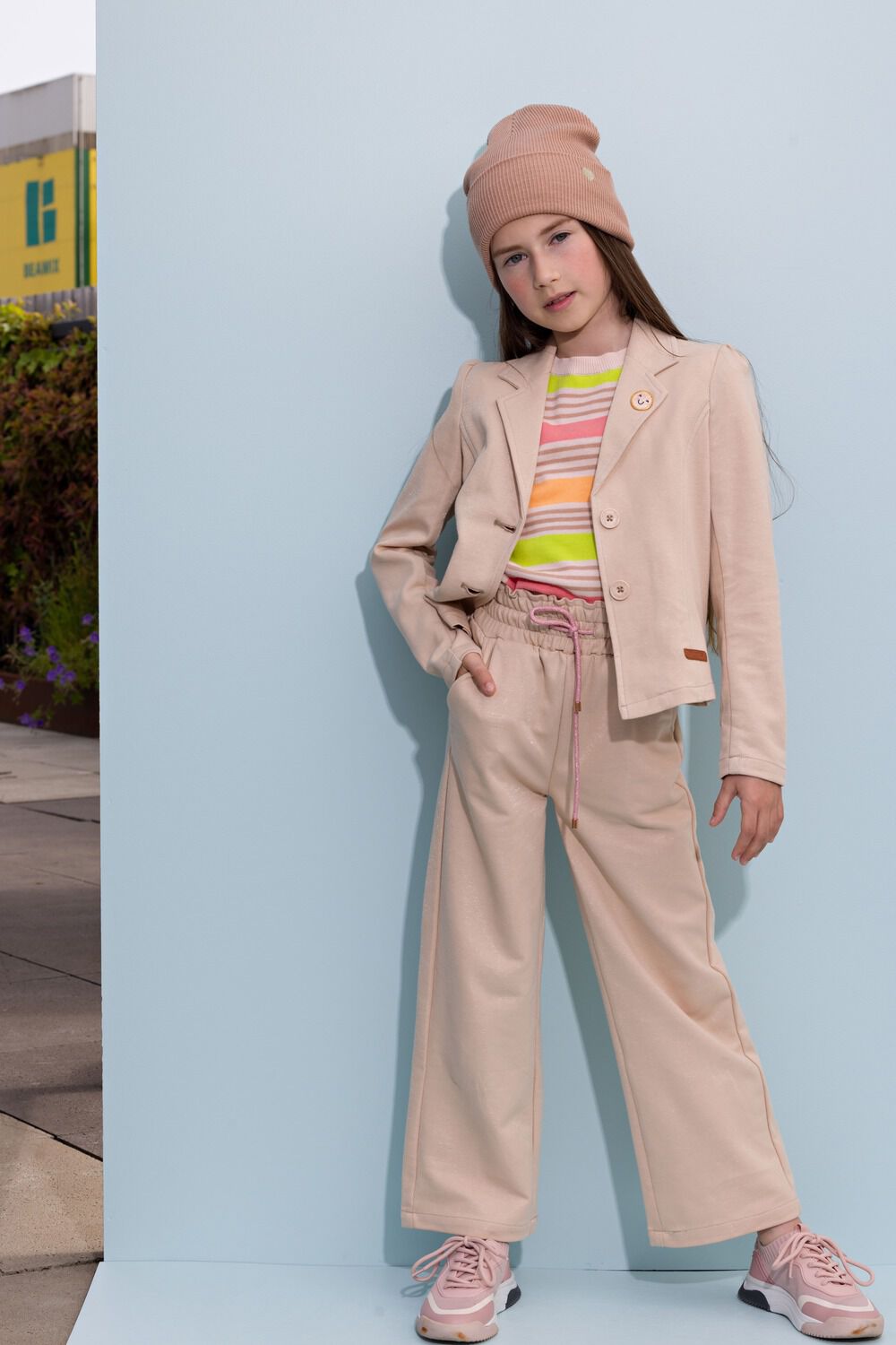 NONO Pantalon SAYLA PALAZZO PANTS Sable - large