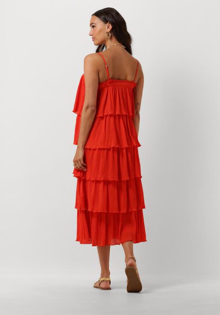 Rode Y.A.S. Midi jurk YASFILIPPA STRAP MIDI DRESS - large