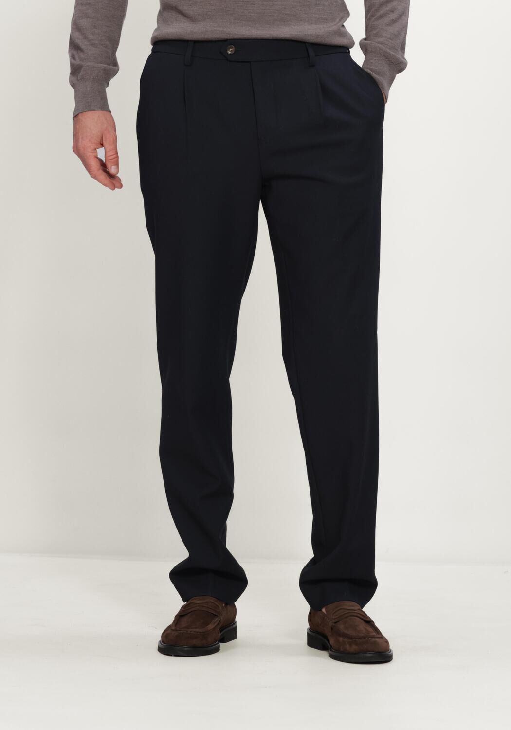 STEFANO LAURAN SL-CALEB Pantalons Bleu fonc&eacute; - large