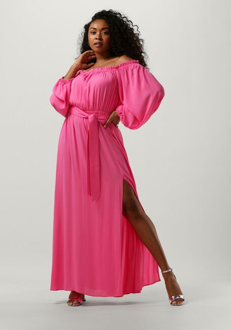Fuchsia ACCESS Maxi jurk OFF-THE-SHOULDERS MAXI DRESS - large