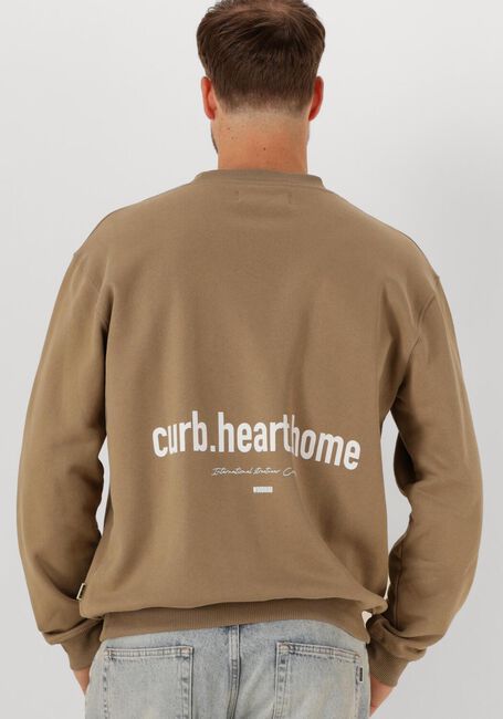 WOODBIRD Pull WBCANE HOME CREW en beige - large