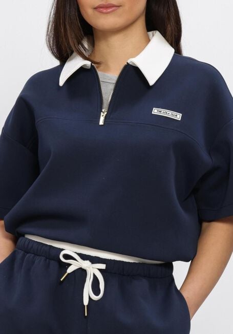 THE LOLA CLUB Polo MILLIE POLO TEE Bleu fonc&eacute; - large