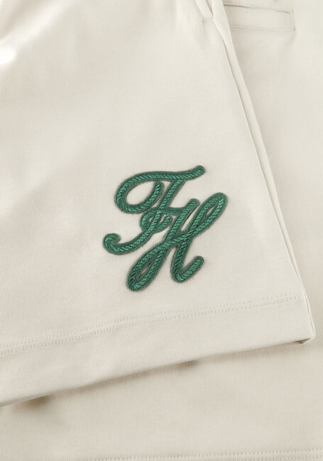 TOMMY HILFIGER Pantalon courte TH SCRIPT GRAPHIC SWEATSHORTS en blanc - large