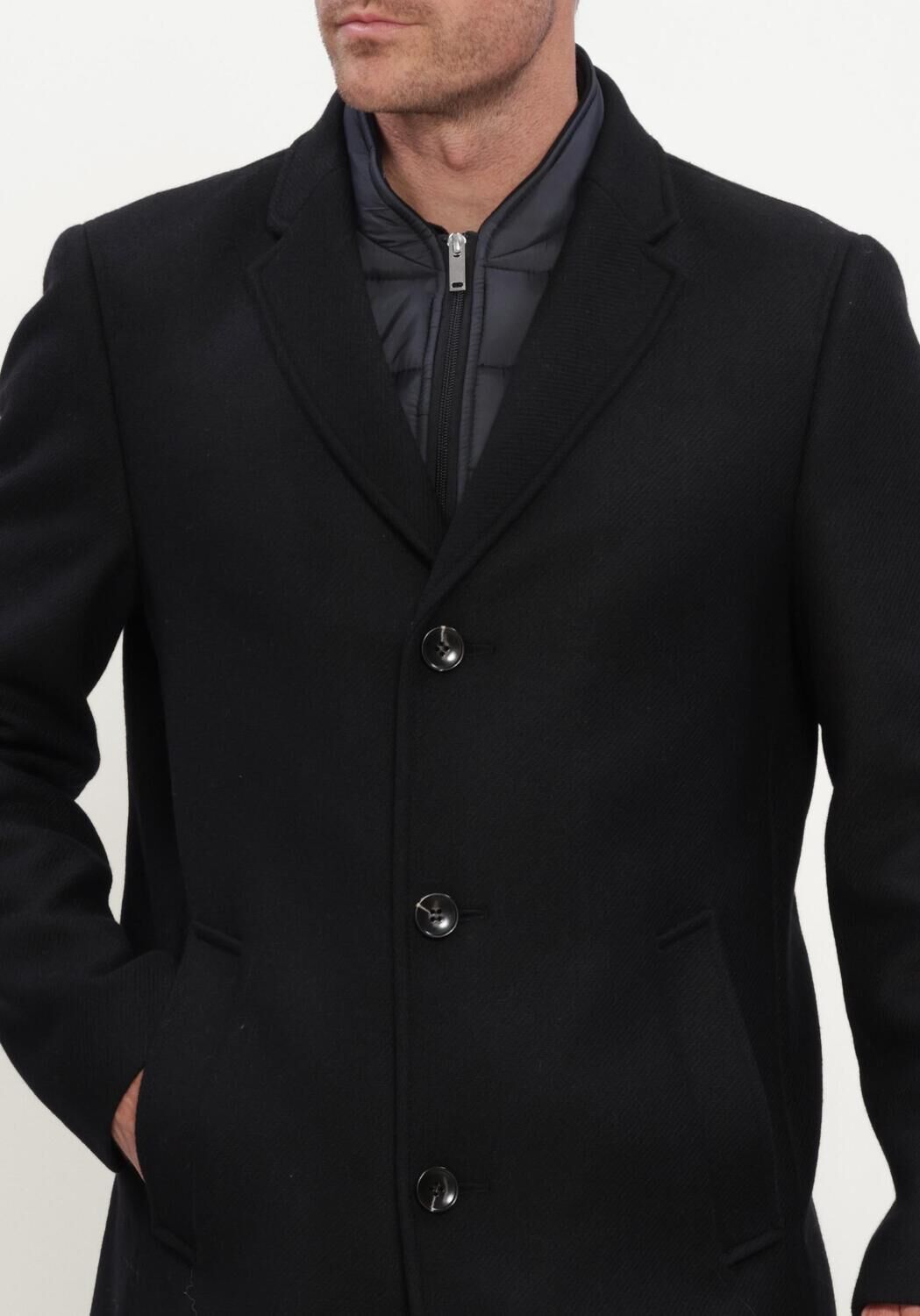 STEFANO LAURAN Manteau SL-CASPER en noir - large