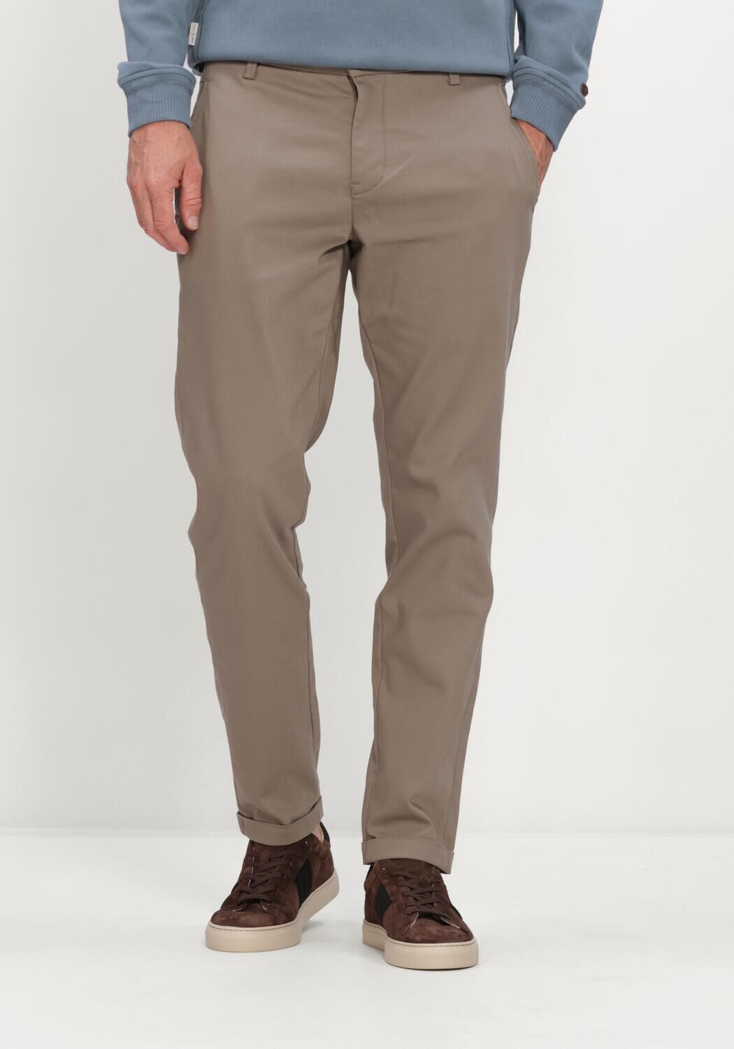 Zand CAST IRON Broeken/jumpsuits CYLAS TAPERED CHINO MEGDA POWER - large