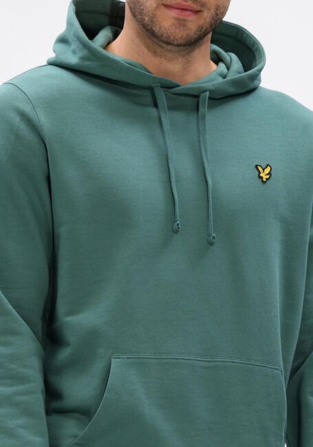 Groene LYLE & SCOTT Sweater PULLOVER HOODIE - large