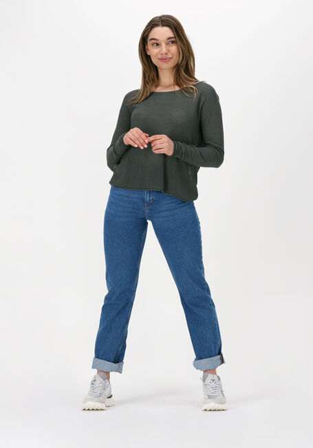 SIMPLE Haut KNITTED SWEATER ELLENA ES en vert - large