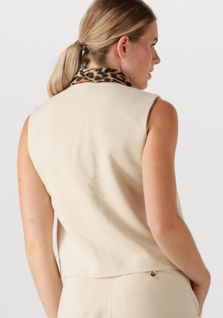 Beige MSCH COPENHAGEN Gilet MSCHROSINA MICHELLE SHORT WAISTCOAT - large