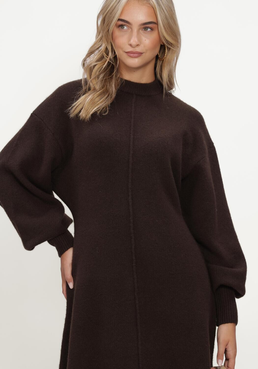 NOTRE-V Mini robe NV-ILJA en marron - large