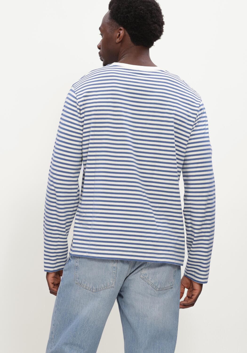Blauwe FOR&Eacute;T T-shirt FLAG LONGSLEEVE - large