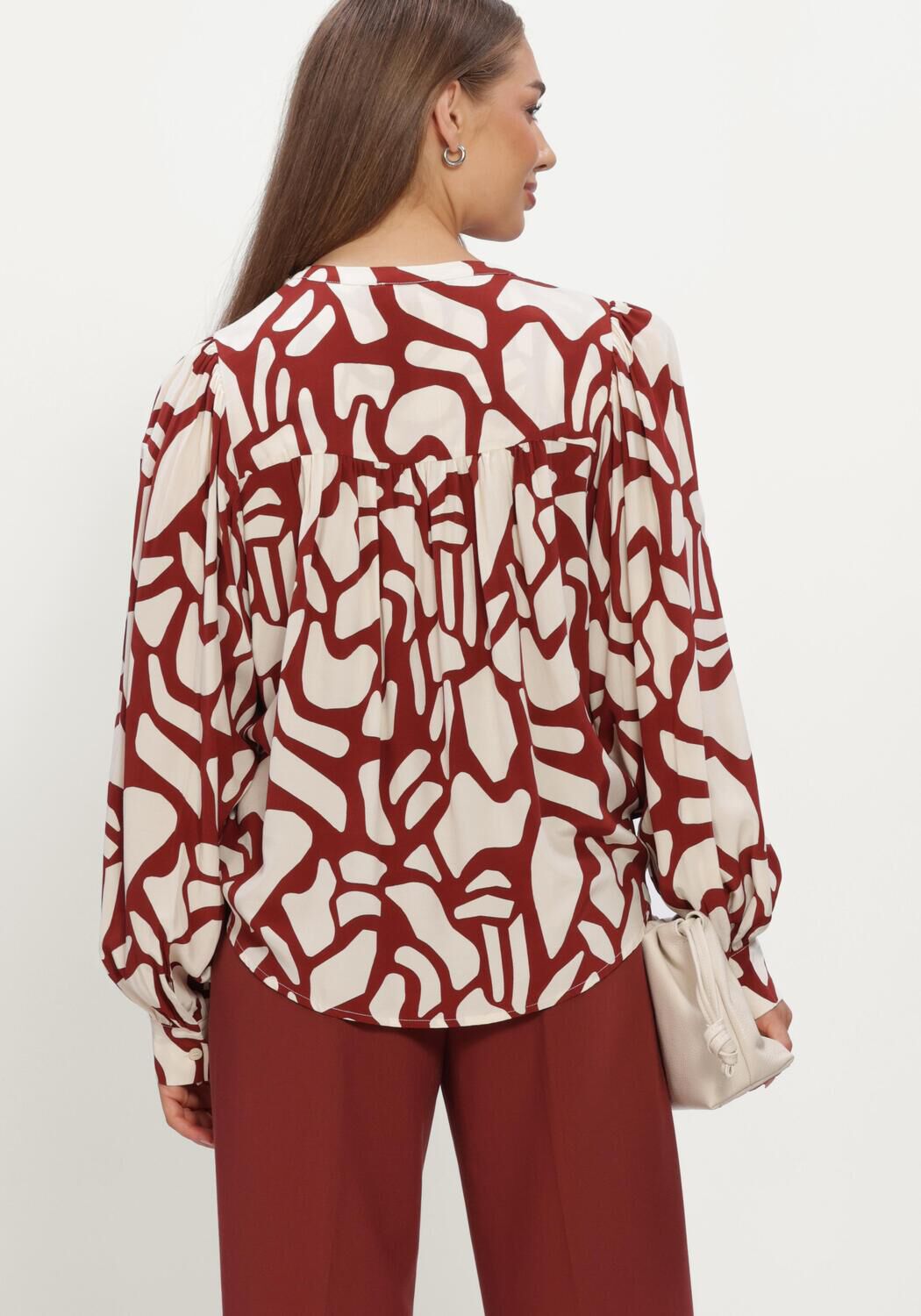 Bordeaux GRACE & MILA  BLOUSE - large