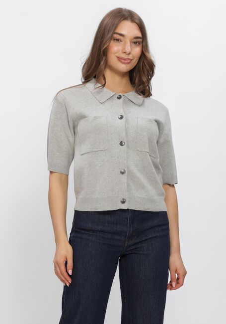 Grijze MY ESSENTIAL WARDROBE Vest MWSTINO KNIT CARDIGAN - large