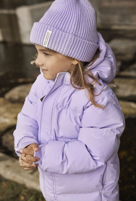 Lila ENFANT Muts BEANIE - large