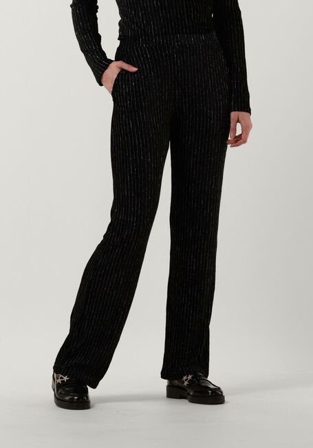 ANOTHER LABEL Pantalon évasé RIVOLI VELVET PANTS en noir - large