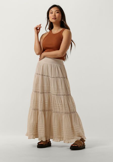 NEO NOIR Jupe midi FELICIA S VOILE SKIRT Sable - large