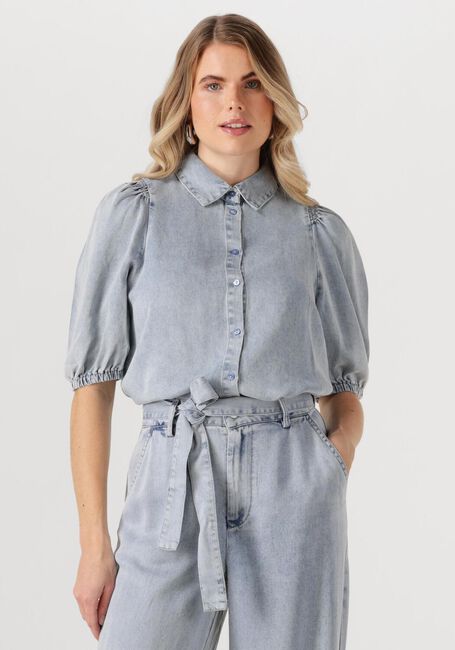 FREEBIRD BRITTE SS Blouses Bleu clair - large