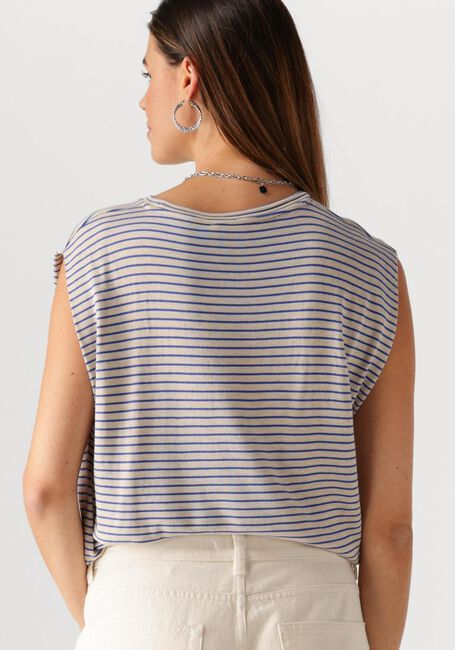 BY-BAR T-shirt DIEDE SMALL STRIPE TOP en bleu - large