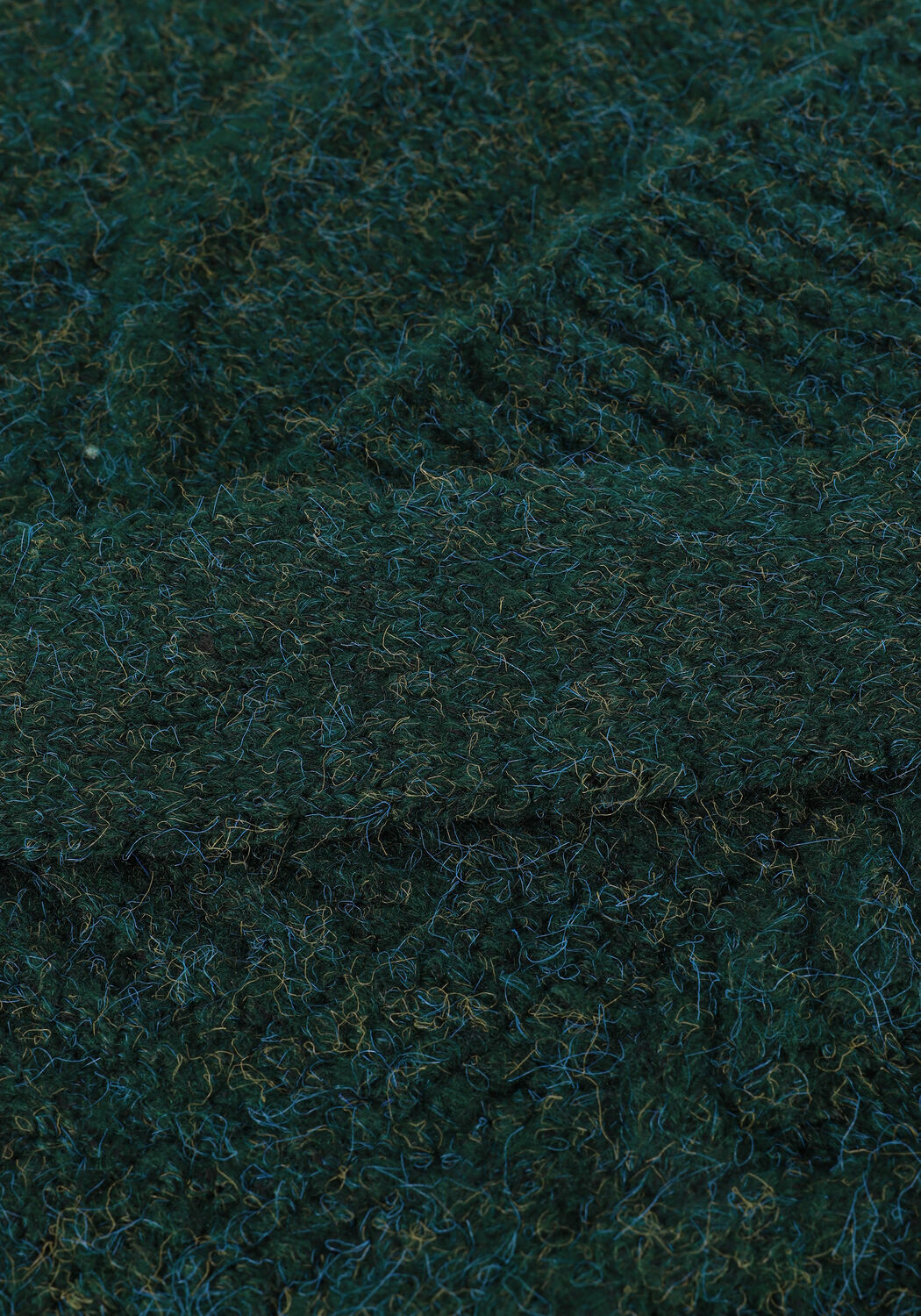 Donkergroene SILVIAN HEACH Vest LONG CARDIGAN CLEVELAND - large