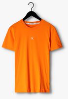 Oranje CALVIN KLEIN T-shirt MICRO MONOLGO TEE