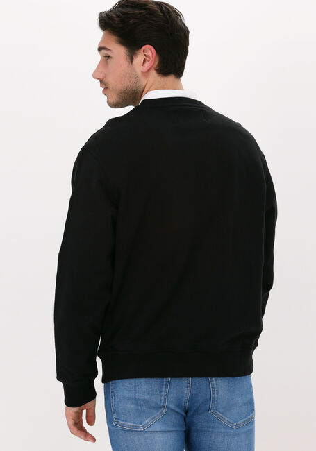 CALVIN KLEIN Chandail STACKED LOGO CREW NECK en noir - large