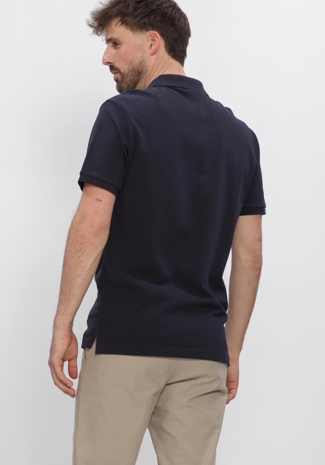 PROFUOMO Polo POLO SS BASIS PIQUE Bleu fonc&eacute; - large