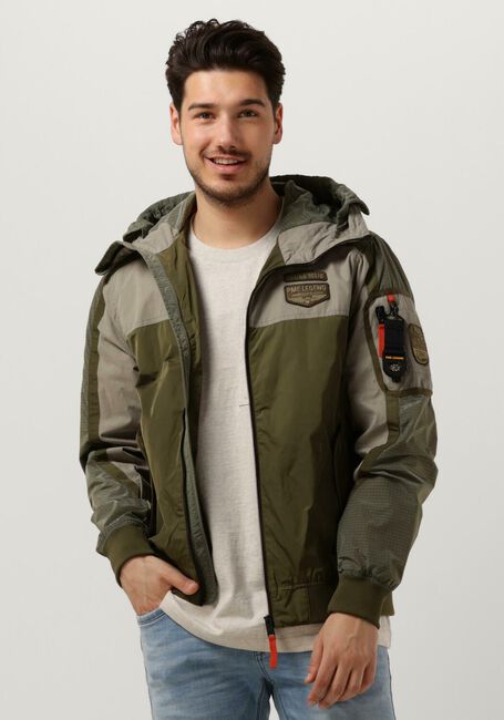 PME LEGEND Jack BOMBER JACKET SKYLOWE MIX FABRIC en gris - large