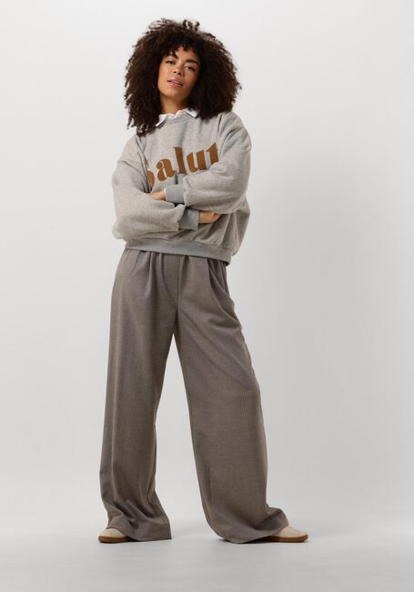 BY-BAR Pantalon large BENJI GREY STRIPE PANT en gris - large